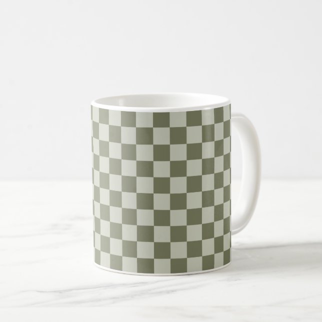 Mug Panneau de configuration Sage Green (Devant droit)
