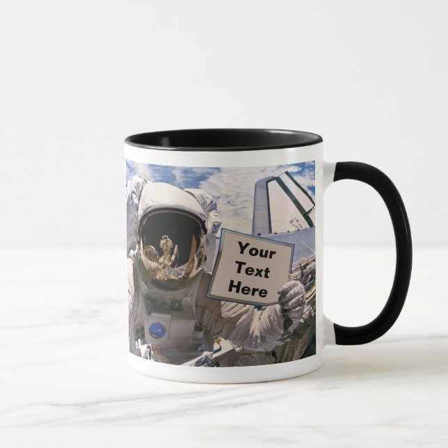 Mug Panneau de retenue des astronautes de la NASA - Aj (Droite)