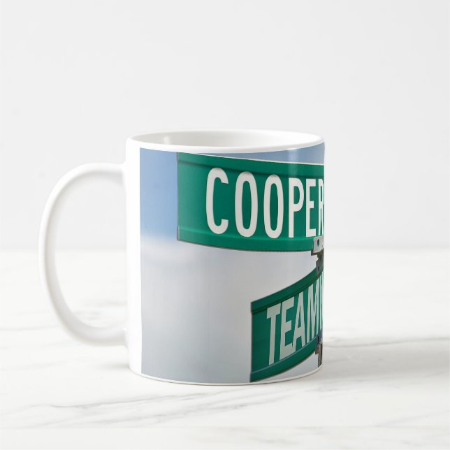 Mug Panneau de rue pour les entreprises (Gauche)