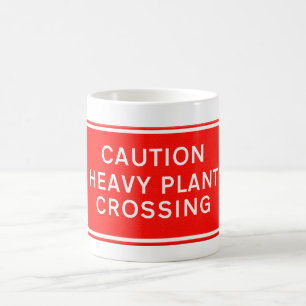 Mug Panneau de signalisation - Attention, passage de v
