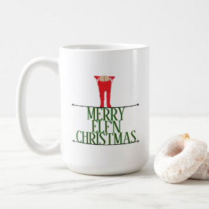 Mug Panneau de voeux de Noël Elf Shenanigans
