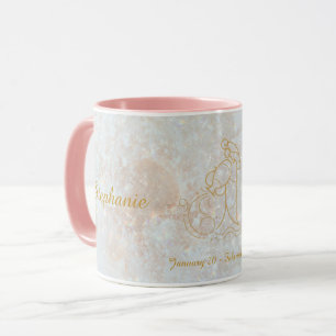 Mug Panneau étoile Zodiac Aquarius Parties scintillant