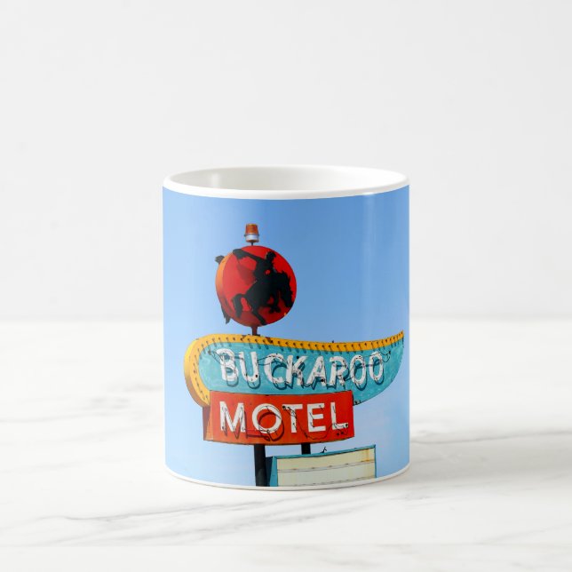 Mug Panneau néon Buckaroo Motel Neon, Tucumcari, N.M. (Centre)