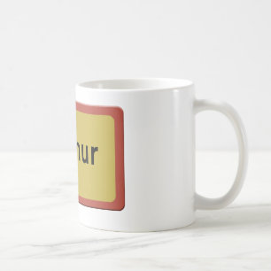 Mug Panneau routier de Namur