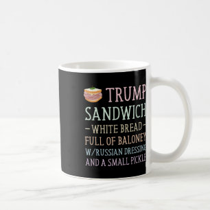 Mug Panneau sandwich anti-Trump drôle
