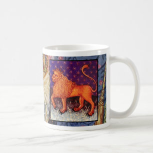 Mug Panneau Zodiaque antique Leo Astrologie Café Coupe