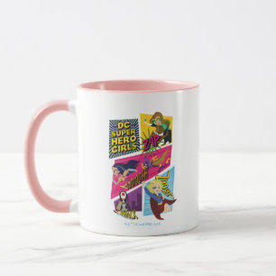 Mug Panneaux d'action pour filles Super Hero DC