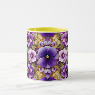 Mug PANNEAUX ~ Nuances violettes ~