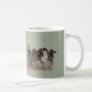 Mug Panoplie - char et chevaux du grec ancien