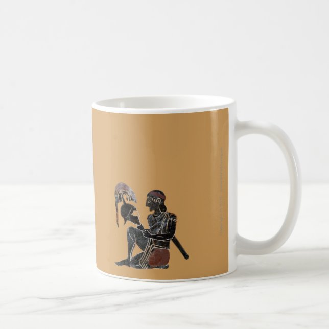 Mug Panoplie - séance de soldat de hoplite du grec (Droite)