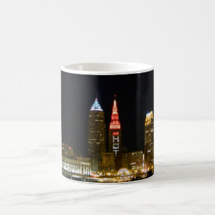 Mug Panorama de Cleveland en feu