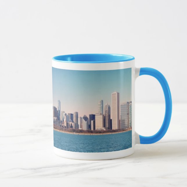Mug Panorama de l'horizon de Chicago (Droite)
