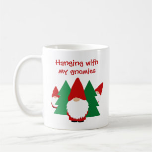 Mug Panser avec mes gnomes drôle Noël