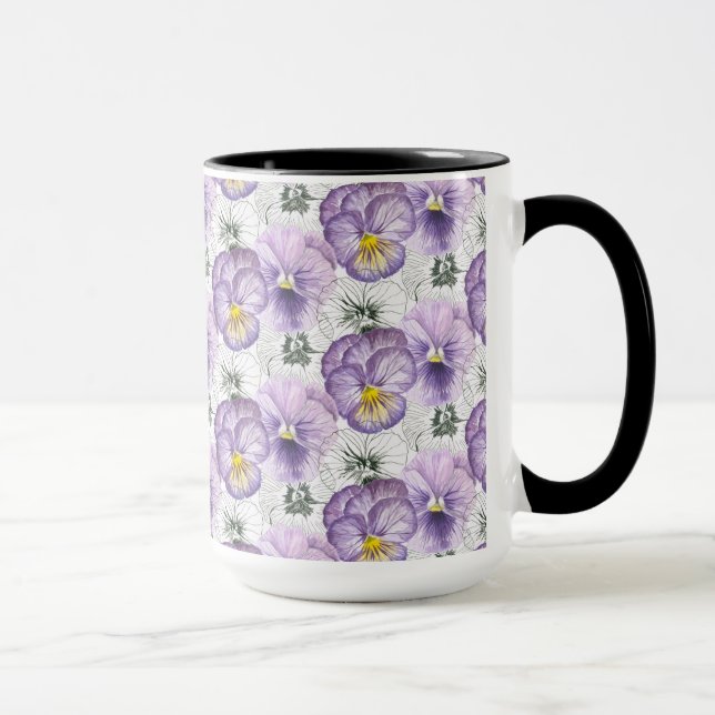 Mug Pansy motif (Droite)