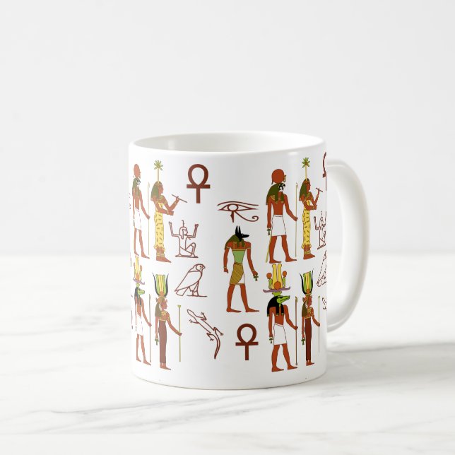 Mug Panthéon égyptien antique (Devant droit)