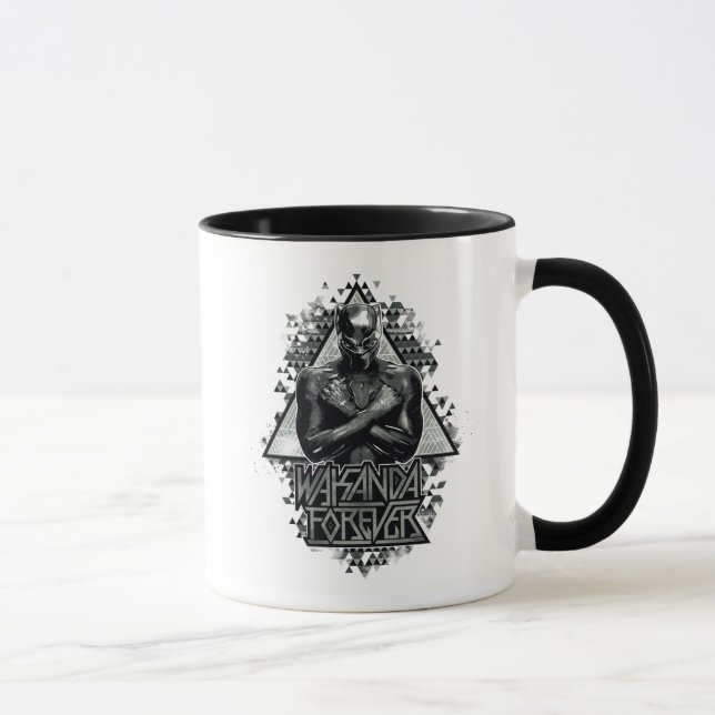 Mug Panthère noire | Graphique "Wakanda Forever" (Droite)