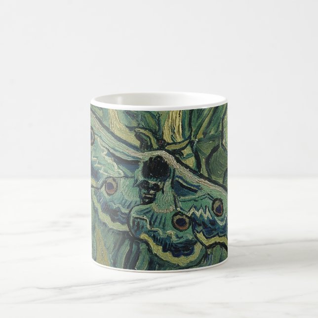 Mug Paon vert (Empereur) papillon de nuit par Vincent  (Centre)