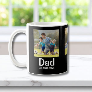 Mug Papa a établi la photo Black 3