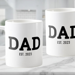 Mug Papa a établi un nouveau cadeau pour papa