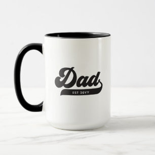 Mug Papa a établi une Fête des pères de style rétr