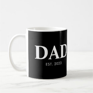 Mug Papa a Fondé Texte Simple Année Min