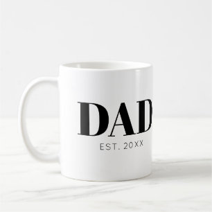 Mug Papa a Fondé Texte Simple Est Année