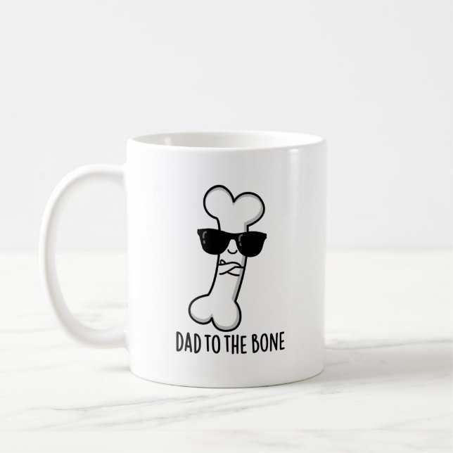 Mug Papa À L'Os Drôle Anatomie Pun (Gauche)