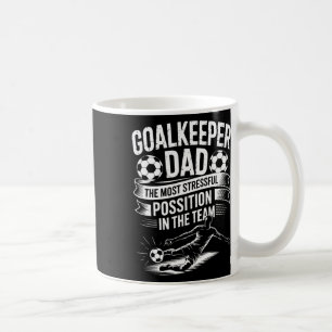 Mug Papa amateur de soccer, le poste le plus stressant