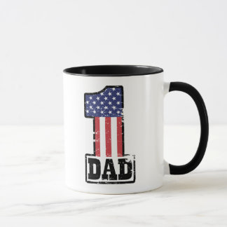 Mug Papa américain du numéro un