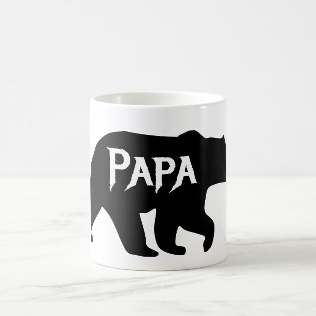Mug PAPA Bear, papa, papa, fête des pères (Centre)