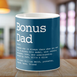 Mug Papa Bonus Définition Beau-Père Moderne Bleu