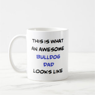 Mug papa bulldog, génial