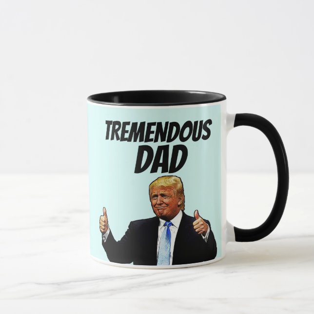 MUG PAPA CAFÉ MUG, FUNNY DONALD TRUMP (Droite)