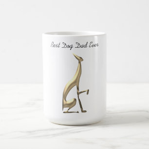 Mug Papa Chien Or Greyhound Simple