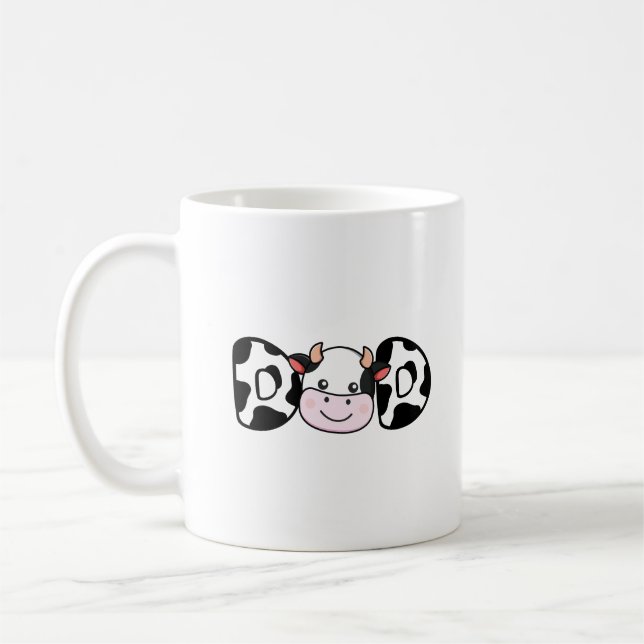 Mug Papa Cow Imprimer Vache Motif Fête des pères (Gauche)