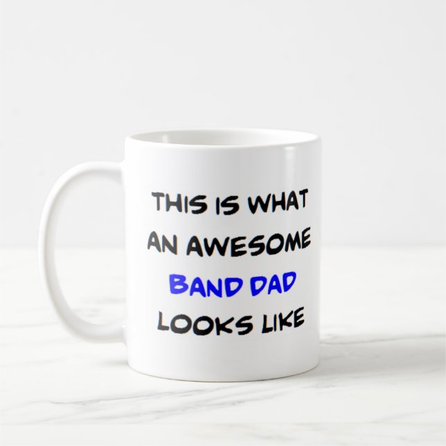 Mug papa de groupe, génial (Gauche)