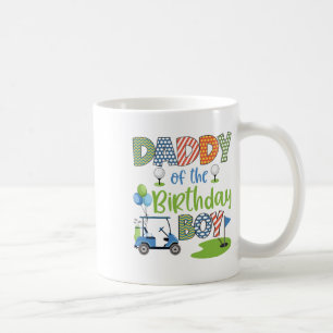 Mug Papa De L'Anniversaire Boy Golf Lover Famille Matc