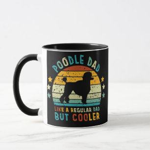 Mug Papa De Poodle Comme Un Père Régulier Mais Père Gl
