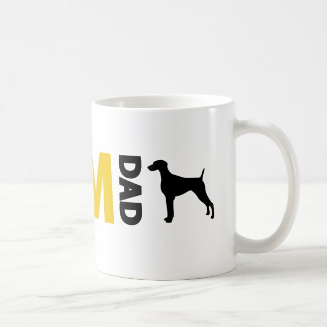 Mug Papa de Weimaraner (Droite)