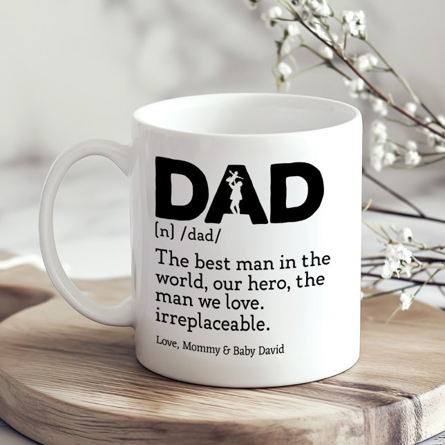 Mug Papa Dictionnaire Définition Fête des pères Cadeau (Créateur téléchargé)