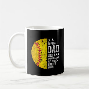 Mug Papa Du Softball Comme Un Père Du Baseball