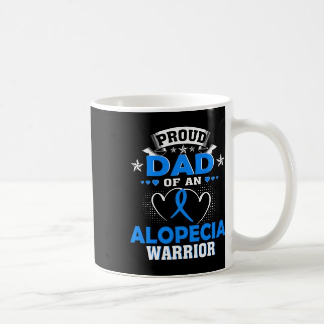 Mug Papa D'Un Guerrier D'Alopécie (Droite)