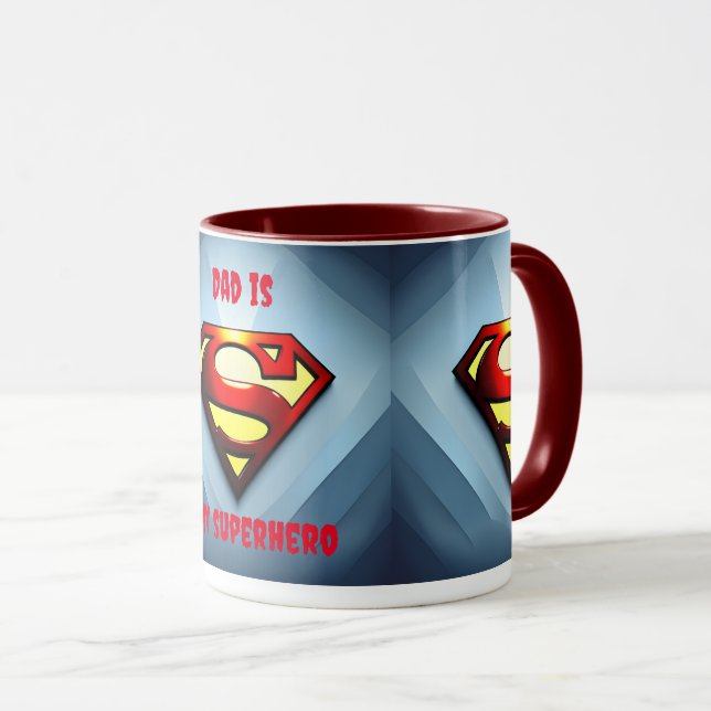 Mug papa est mon super-héros (Devant droit)