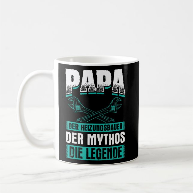 Mug Papa Heizungsbauer Mythos Système de chauffage P (Gauche)