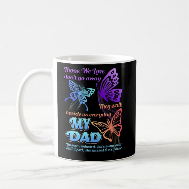 Mug Papa Je T'Ai Dans Mon Coeur J'Aime Vous Manquer Da (Gauche)