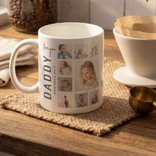 Mug Papa Je t'aime Collage de photos