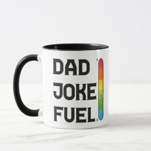 Mug Papa Joke Fuel Funny Fête des pères Cadeau
