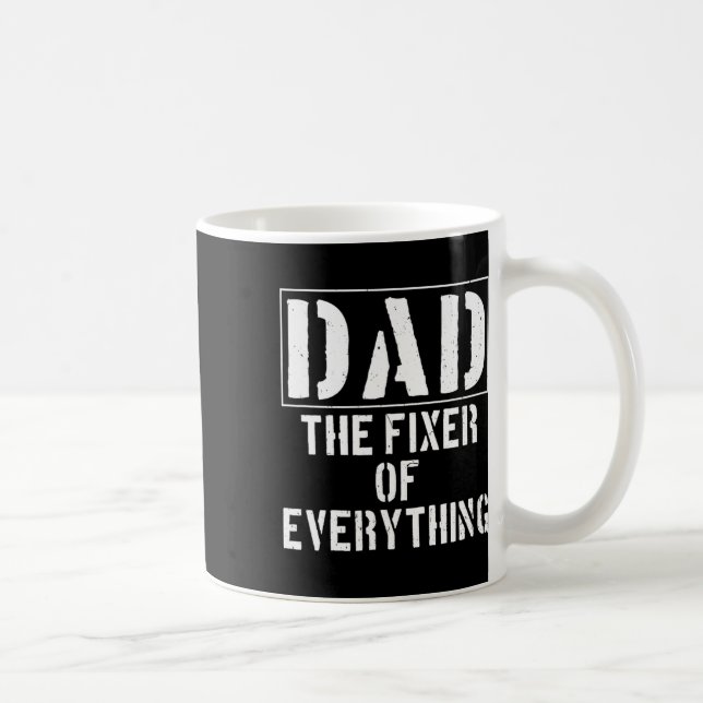 Mug Papa Le Fixateur De Tout Drôle Père &#; s Jour (Droite)