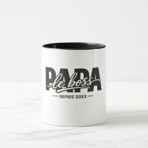 Mug Papa le patron depuis 20XX