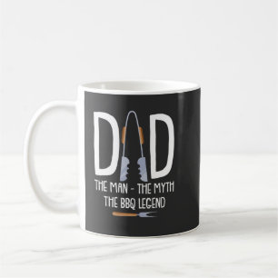 Mug Papa L'Homme Le Mythe Le BBQ Légende Drôle Barbecu